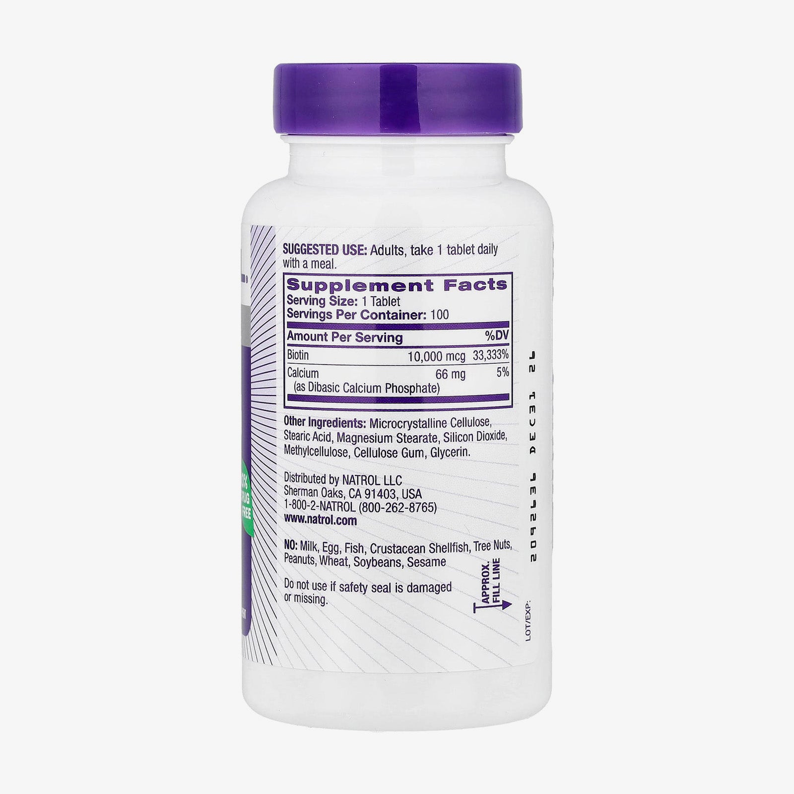 Comprimidos de biotina
