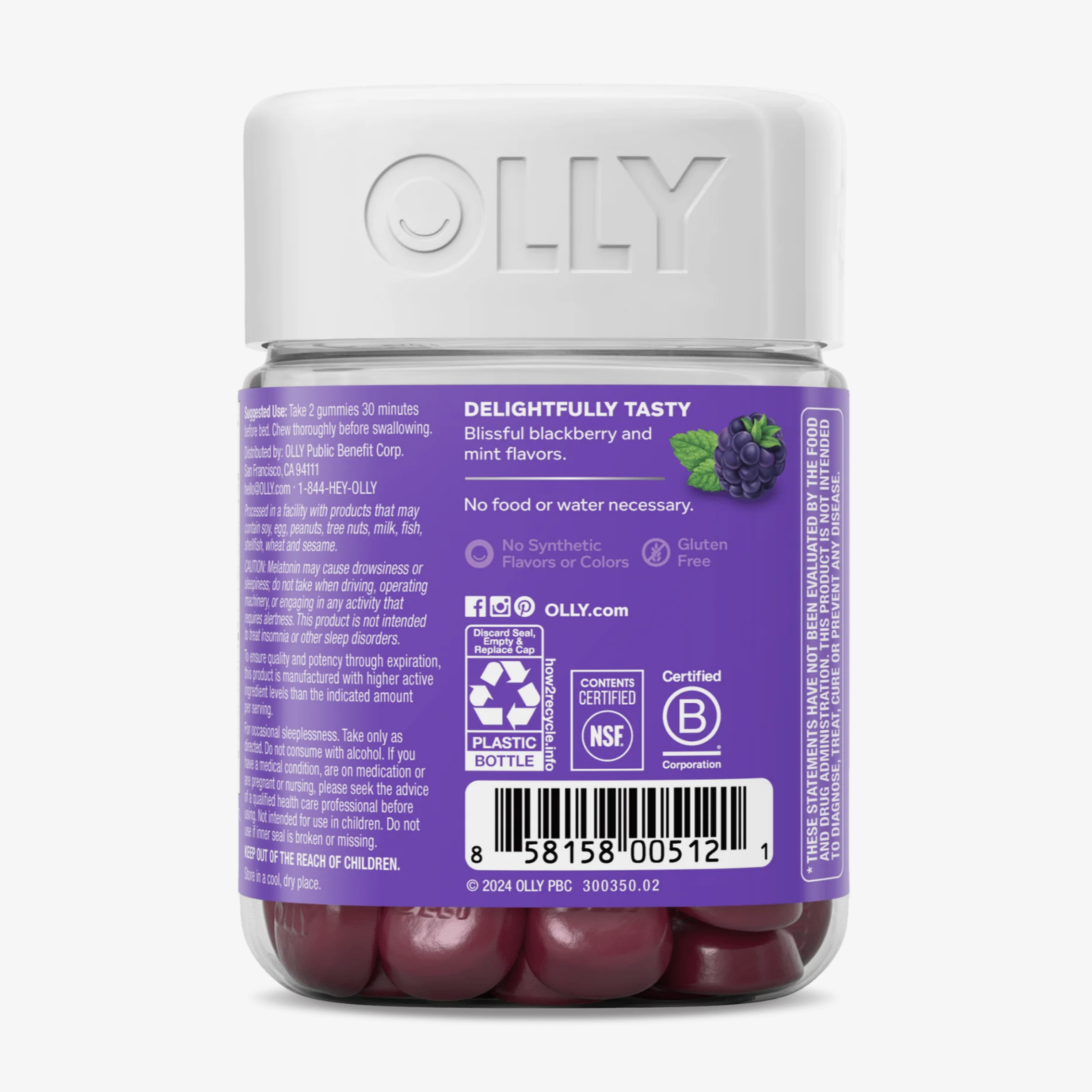 Gomitas para dormir sabor Blackberry Zen
