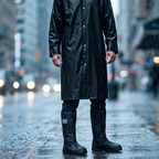 Impermeable y protectores de zapatos impermeables, kit para lluvia