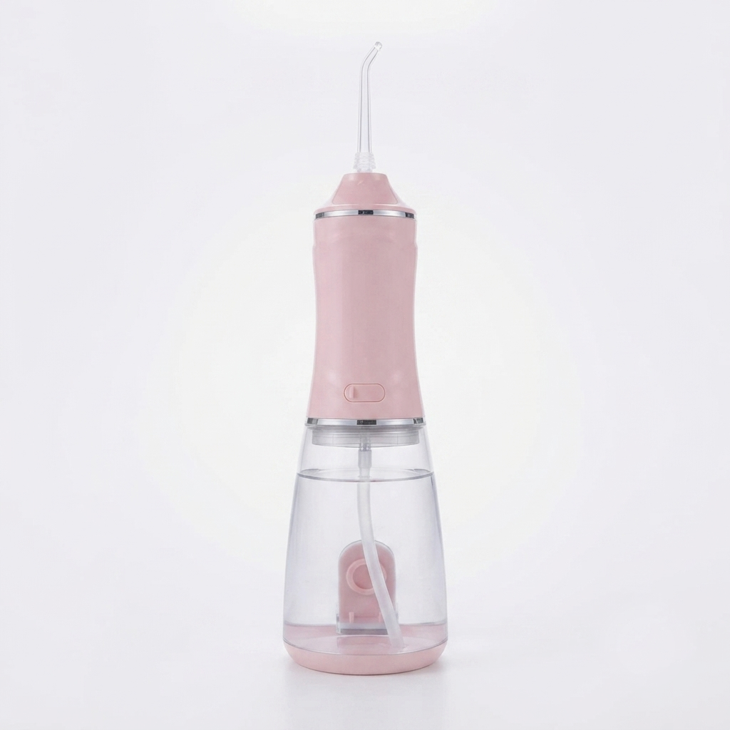 Irrigador bucal portátil profesional con limpiador de lengua, 300 ml.