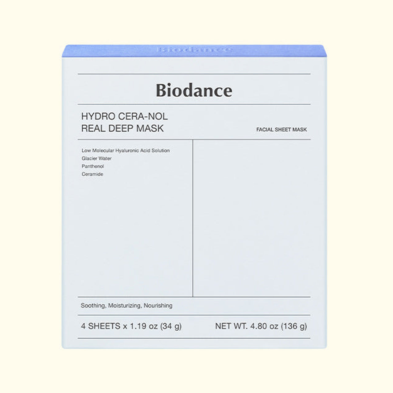 Máscara de Hidrogel Bio-Colágeno + Cera-Nol, pack
